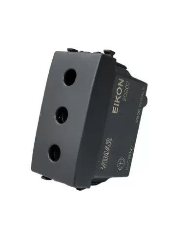 Vimar 20202 2P T 16A P17 Steckdose grau